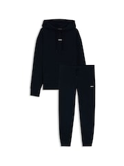 BOSS Blue Logo Hooded Tracksuit - Image 6 of 6