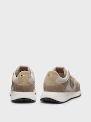 BOSS Cream Vinston Logo Trainers - Image 3 of 4