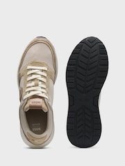 BOSS Cream Vinston Logo Trainers - Image 4 of 4