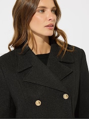 M&Co Black Military Coat - Image 4 of 5