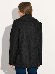 M&Co Black Boucle Peacoat - Image 3 of 5