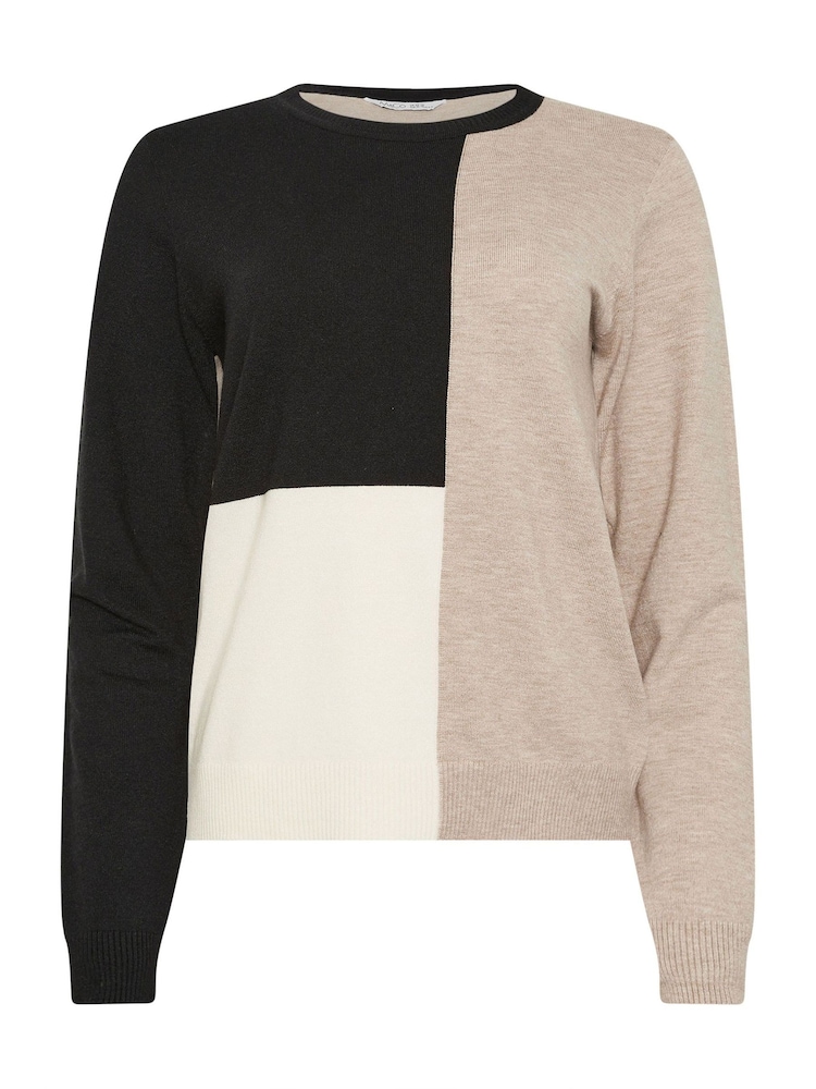 M&Co Natural Colourblock Jumper - Image 5 of 5