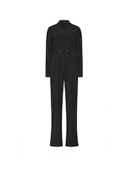Long Tall Sally Black Long Sleeve Collar Jumpsuit - Image 5 of 5