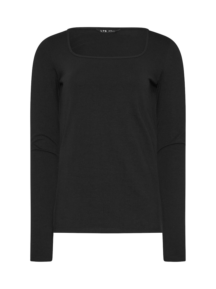 Long Tall Sally Black 2 Pack Square Neck Tops - Image 8 of 8 Long Tall Sally Black 2 Pack Square Neck Tops - Image 8 of 8