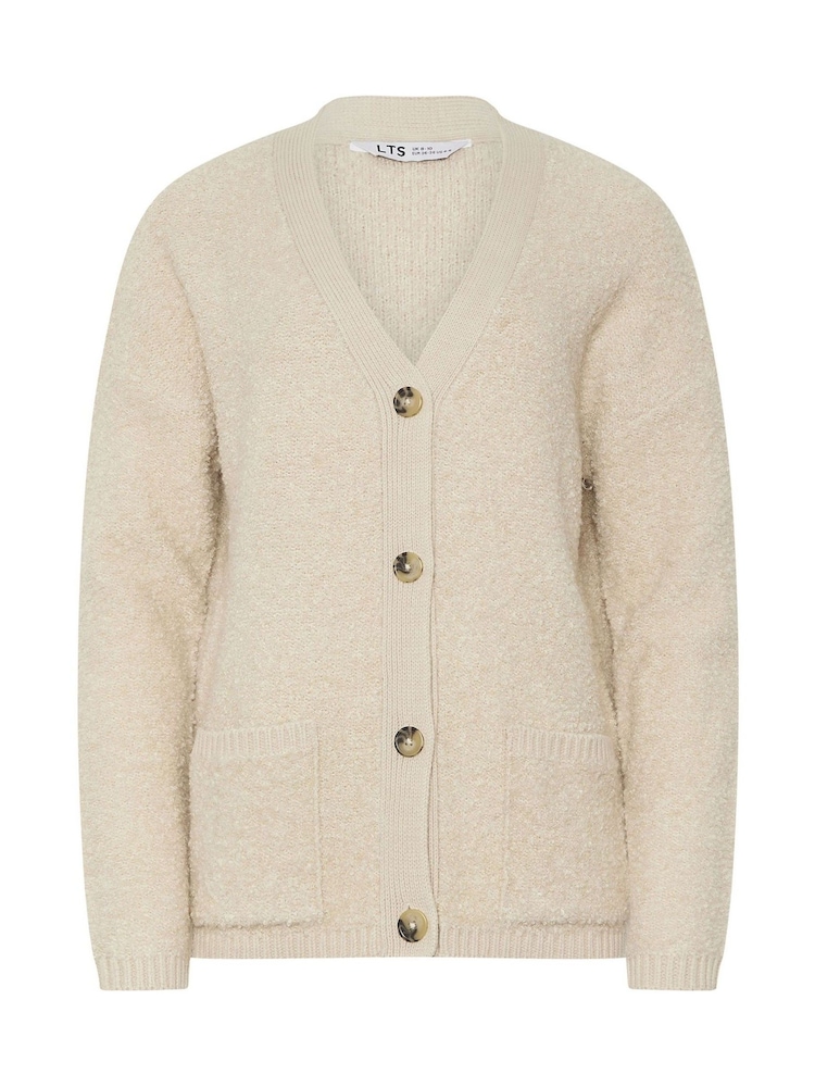 Long Tall Sally Cream Boucle Cardigan - Image 5 of 5