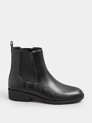 Preto - Botas Chelsea Yours Curve de cano curto - Imagem 2 de 6