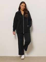 Evans Double Zip Cardigan - Image 4 of 6