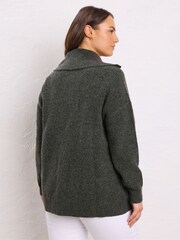 Evans Double Zip Cardigan - Image 2 of 5