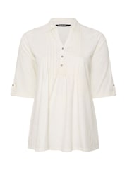Evans Pintuck Henley T-Shirt - Image 5 of 5