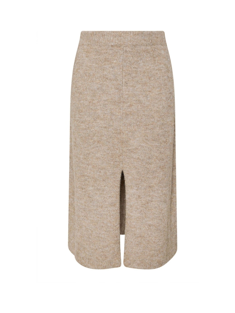 Evans Natural Knitted Skirt - Image 5 of 5