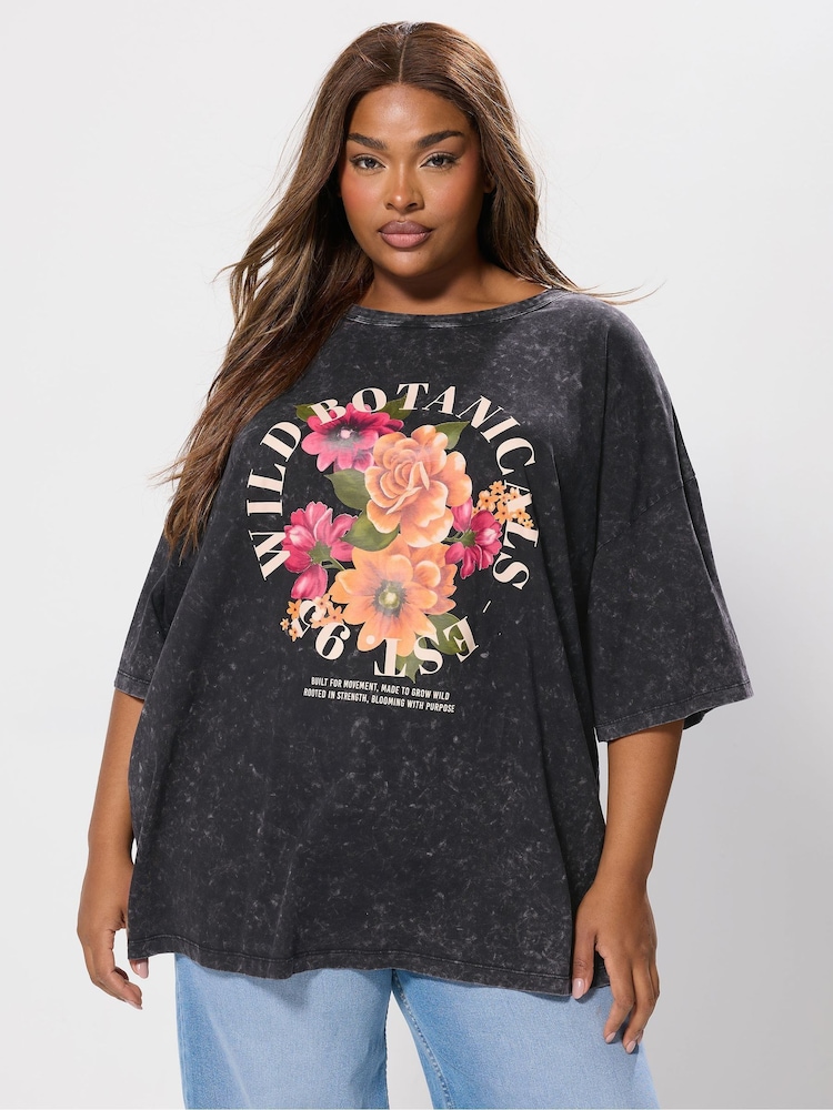 Camiseta larga Yours Curve Boxy - Imagem 1 de 5