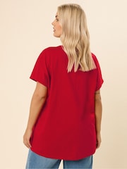 Yours Curve Triple Heart Logo Top - Imagem 3 de 5