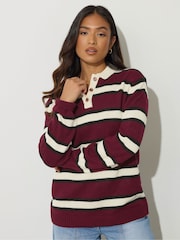 PixieGirl Petite Red Stripe Rugby Jumper - Image 2 of 6