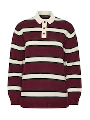 PixieGirl Petite Red Stripe Rugby Jumper - Image 6 of 6