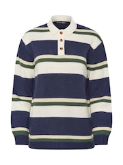 PixieGirl Petite Blue Stripe Rugby Jumper - Image 5 of 5