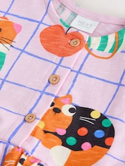 Pink Pets Jersey Dress (3mths-7yrs) - Image 4 of 4