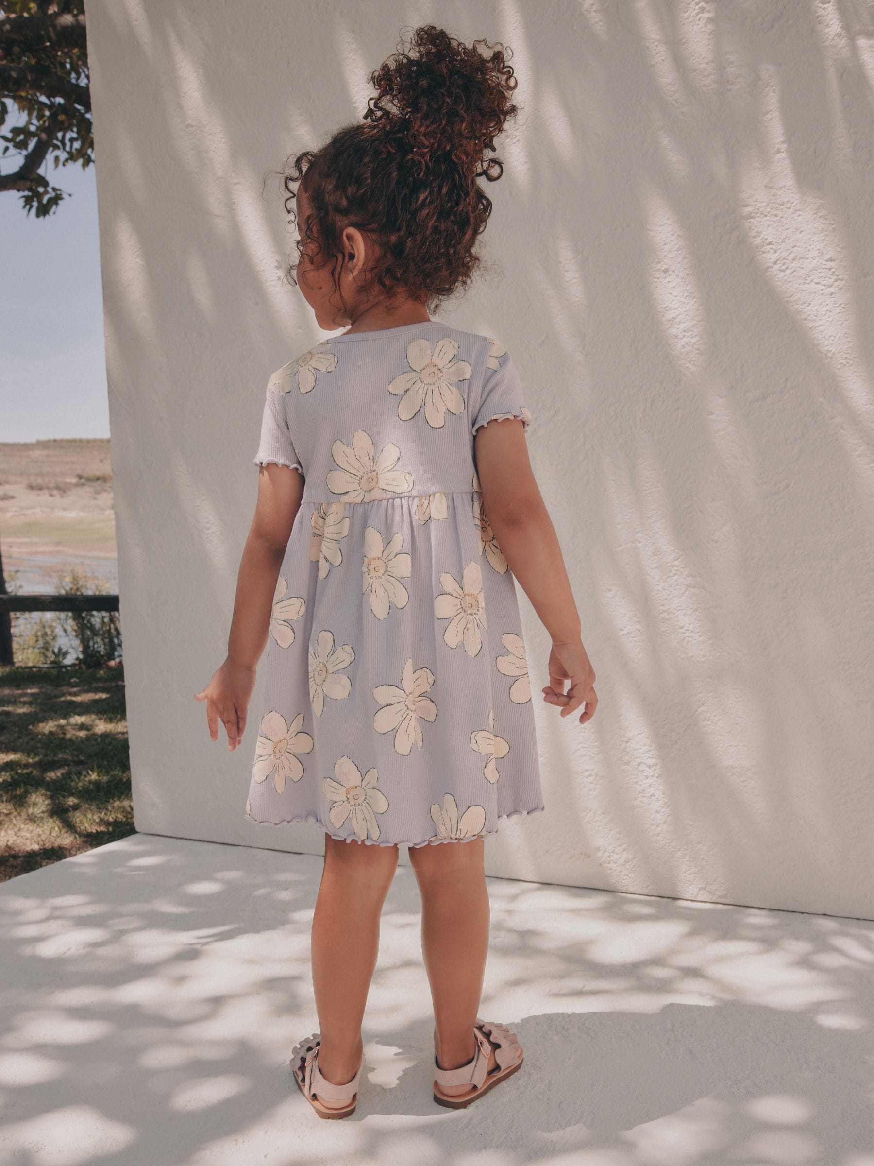 cute junior knee length dresses Short Sleeve Dress For Girls Girls' Short Sleeve Knee-Length Dress With Pockets – A-Line Mini Sun Dress For Kids 2-14, Fun Graphic Prints For Summer published::true