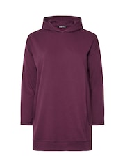 Yours Curve Red Seam Detail Hoodie - Image 5 of 5