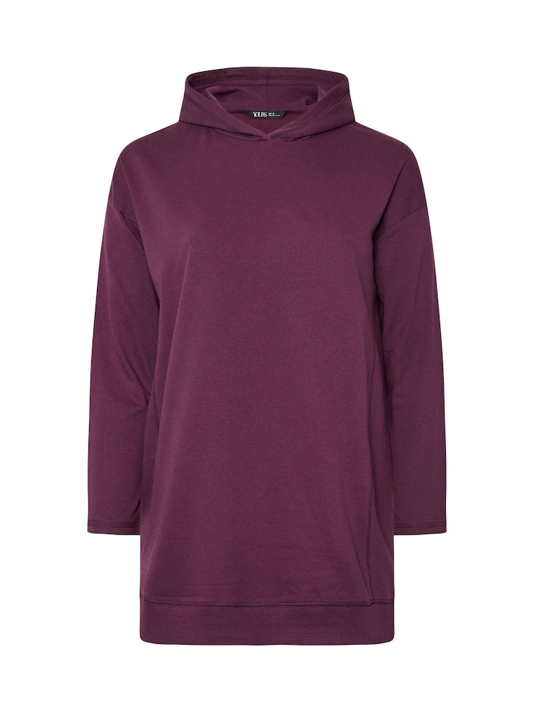 Yours Curve Red Seam Detail Hoodie - Image 5 of 5