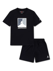 Jordan Black Brooklyn Mesh Shorts - Image 1 of 3