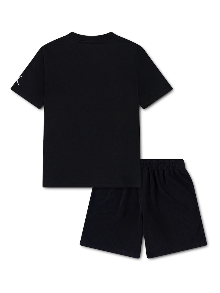 Jordan Black Brooklyn Mesh Shorts - Image 2 of 3