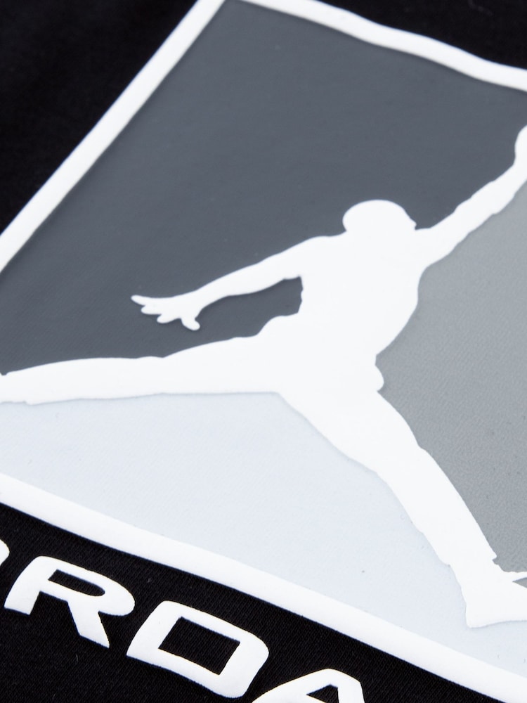 Jordan Black Brooklyn Mesh Shorts - Image 3 of 3