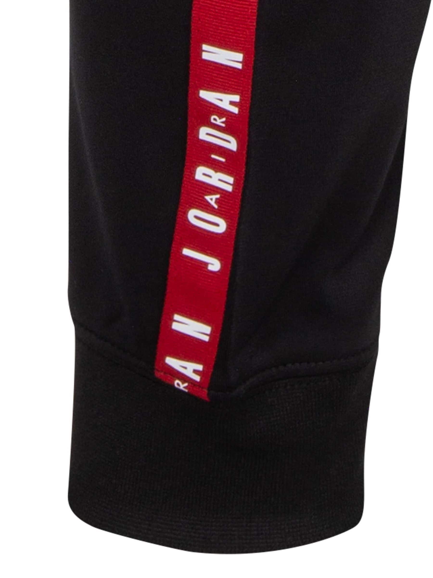 jordan tracksuit red and black