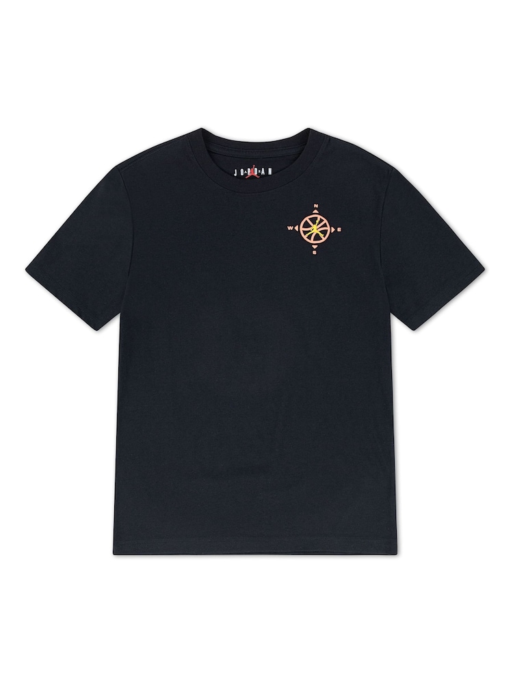 Jordan Black Compass Jumpman T-Shirt - Image 1 of 4
