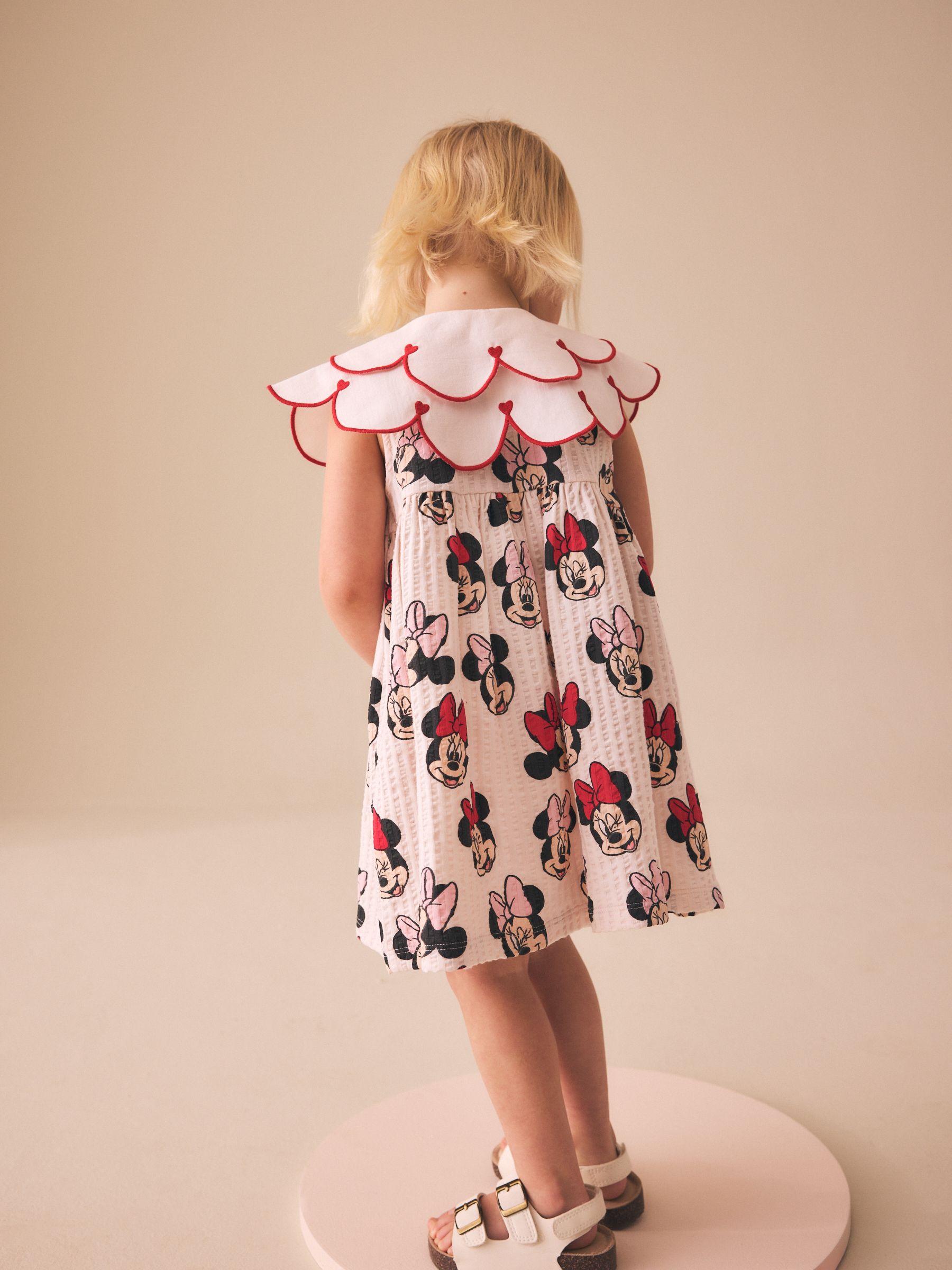 Buy Red Minnie Collared Disney Dress (3mths-7yrs) from Next USA