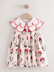 Red Minnie Collared Disney Dress (3mths-7yrs) - Image 4 of 7