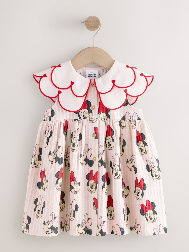 Buy Red Minnie Collared Disney Dress (3mths-7yrs) from Next USA