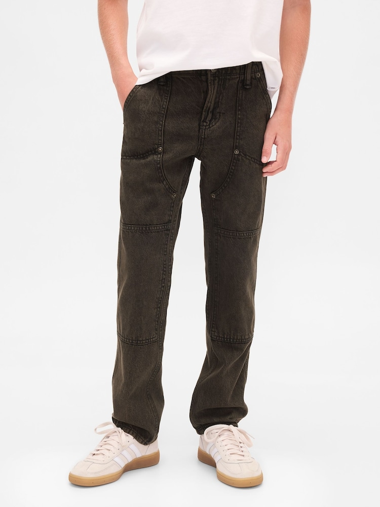 Gap Dark Green 90s Original Straight Carpenter Jeans - Image 1 of 5 Gap Dark Green 90s Original Straight Carpenter Jeans - Image 1 of 5