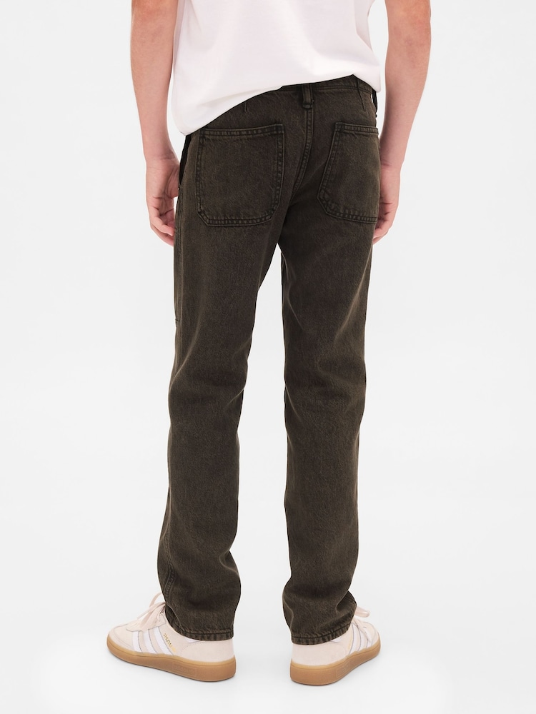 Gap Dark Green 90s Original Straight Carpenter Jeans - Image 2 of 5 Gap Dark Green 90s Original Straight Carpenter Jeans - Image 2 of 5