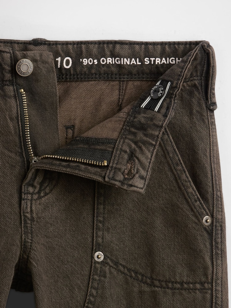 Gap Dark Green 90s Original Straight Carpenter Jeans - Image 5 of 5 Gap Dark Green 90s Original Straight Carpenter Jeans - Image 5 of 5