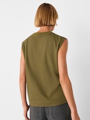 Whistles Edie Stripe Sleeveless Vest - Imagem 2 de 5