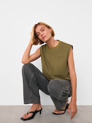 Whistles Edie Stripe Sleeveless Vest - Imagem 3 de 5