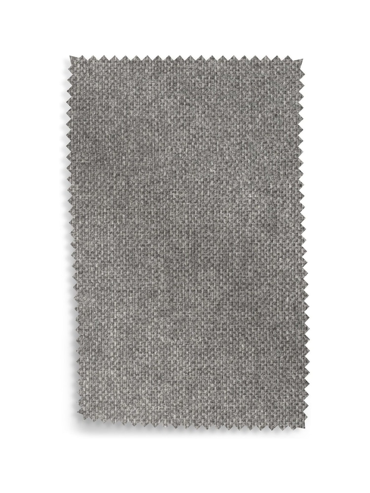 Chunky Weave Mid Grey Wolton Right Hand Corner Storage Dining Bench - Image 13 of 13