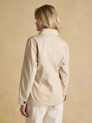 Joules Twyford Stone Lightweight Utility Jacket with Adjustable Waist - Image 2 of 11