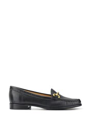 Jones Bootmaker Black Lorella Leather Heeled Loafers - Image 2 of 5