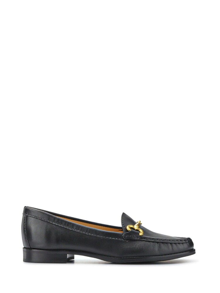 Jones Bootmaker Black Lorella Leather Heeled Loafers - Image 2 of 5 Jones Bootmaker Black Lorella Leather Heeled Loafers - Image 2 of 5