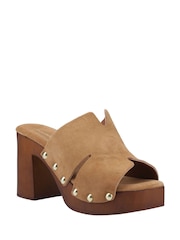 Hush Puppies Perle Platform Brown Sandals - Image 3 of 4
