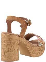 Hush Puppies Pandora Platform Brown Sandals - Imagen 4 de 4