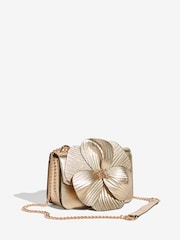 Friends Like These Gold 3D Floral Chain Shoulder Bag - Image 2 of 5