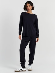 Chinti & Parker Wool Cashmere Wide Slouchy Relaxed Sweater - Image 2 of 4