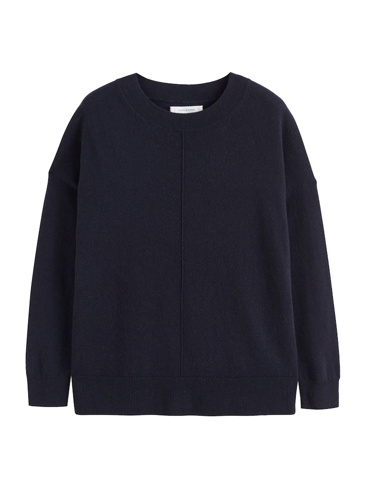 Chinti & Parker Wool Cashmere Wide Slouchy Relaxed Sweater - Image 4 of 4 Chinti & Parker Wool Cashmere Wide Slouchy Relaxed Sweater - Image 4 of 4