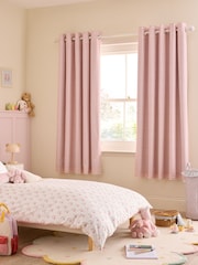 Jojo Maman Bébé Pink Gingham Blackout Lined Curtains - Image 1 of 5