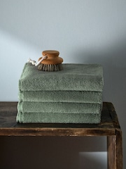The Set Sage Green Set of 4 Popcorn Texture Towels - Image 1 of 4