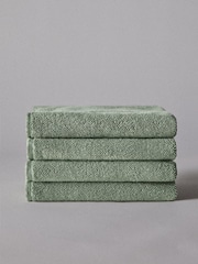 The Set Sage Green Set of 4 Popcorn Texture Towels - Image 2 of 4