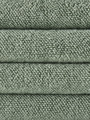 The Set Sage Green Set of 4 Popcorn Texture Towels - Image 4 of 4