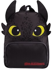Character Black How To Train Your Dragon Toothless Backpack 3D Ears - Image 1 of 11